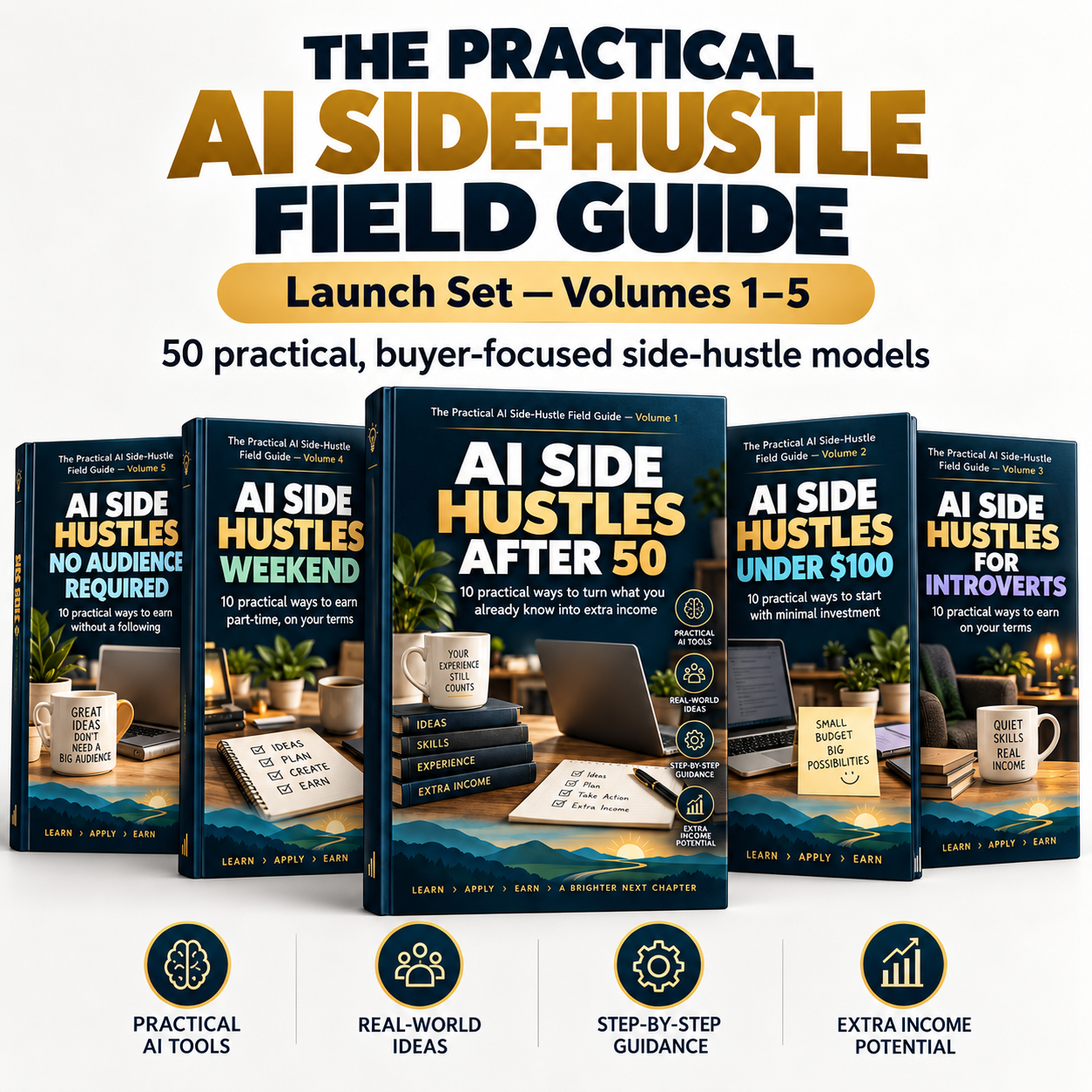 The Practical AI Side-Hustle Field Guide — Volumes 1–5